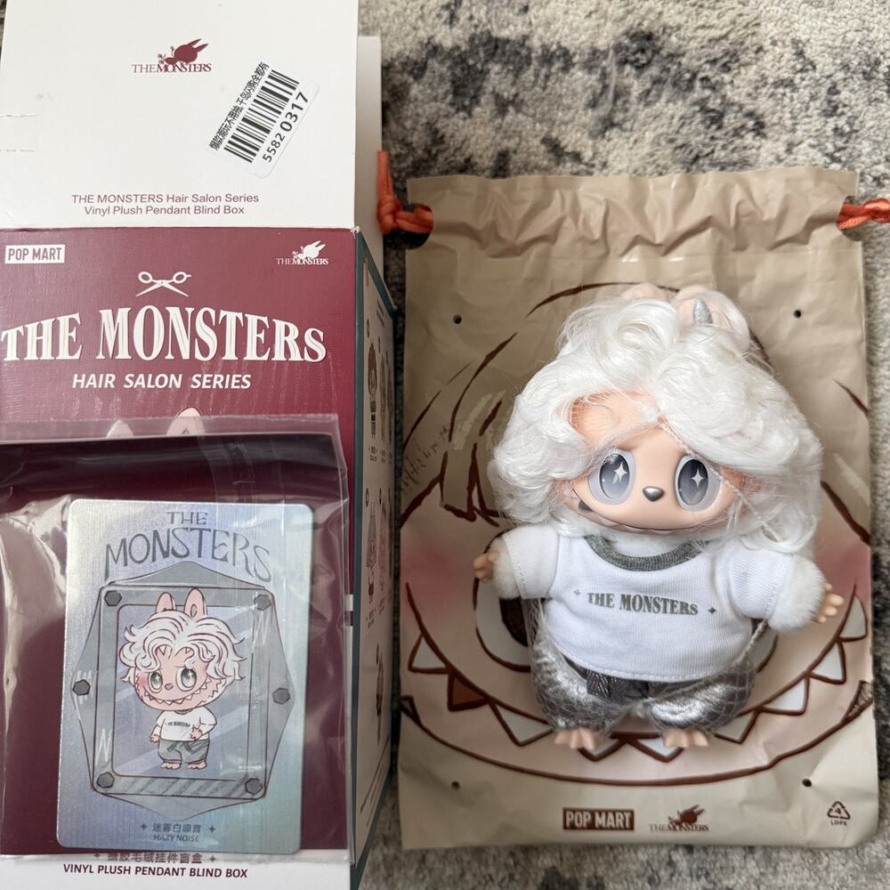 Pop Mart The Monsters Labubu Hair Salon Series Vinyl Plush - Hazy Noise(Secret)
